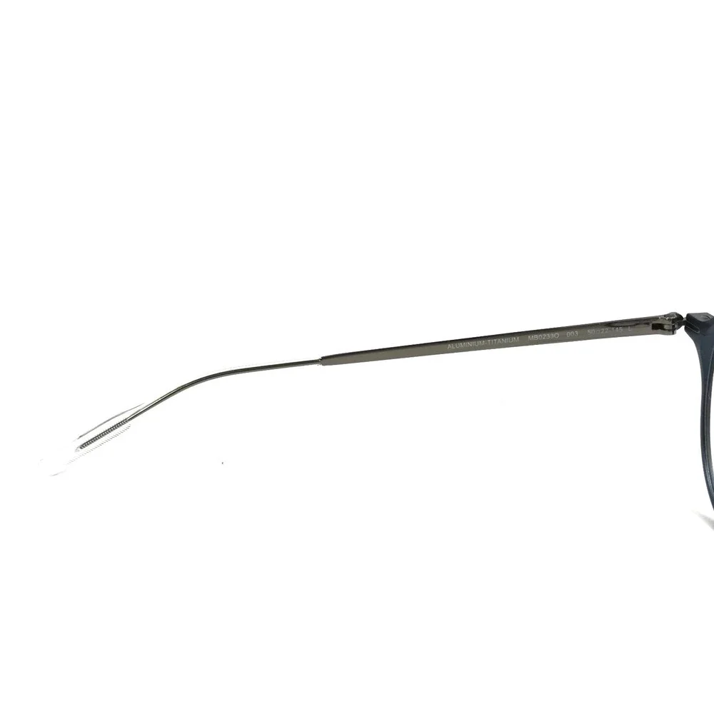 Montblanc Eyeglasses Frames MB0233O 003 Matte Dark Blue Ruthenium 50-22-145